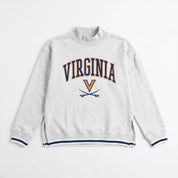 VIRGINIA CAVALIERS RALLY POINT CONTRAST MOCKNECK PULLOVER
