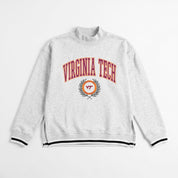 VIRGINIA TECH HOKIES RALLY POINT CONTRAST MOCKNECK PULLOVER