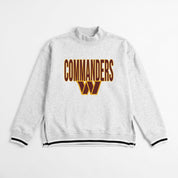 WASHINGTON COMMANDERS RALLY POINT CONTRAST MOCKNECK PULLOVER