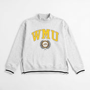 WESTERN MICHIGAN BRONCOS RALLY POINT CONTRAST MOCKNECK PULLOVER