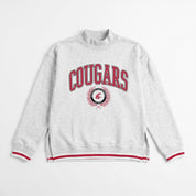 WASHINGTON STATE COUGARS RALLY POINT CONTRAST MOCKNECK PULLOVER