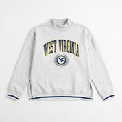 WEST VIRGINIA MOUNTAINEERS RALLY POINT CONTRAST MOCKNECK PULLOVER