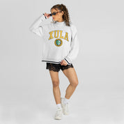 XAVIER UNIVERSITY OF LOUISIANA GOLD RALLY POINT CONTRAST MOCKNECK PULLOVER