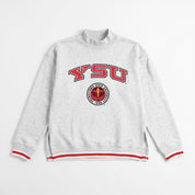 YOUNGSTOWN STATE PENGUINS RALLY POINT CONTRAST MOCKNECK PULLOVER