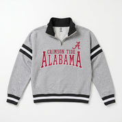 ALABAMA CRIMSON TIDE HOLD THE LINE PREMIUM QUARTER-ZIP PULLOVER