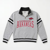 ARKANSAS RAZORBACKS HOLD THE LINE PREMIUM QUARTER-ZIP PULLOVER
