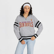 ARIZONA STATE SUN DEVILS HOLD THE LINE PREMIUM QUARTER-ZIP PULLOVER