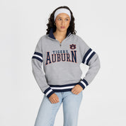 AUBURN TIGERS HOLD THE LINE PREMIUM QUARTER-ZIP PULLOVER