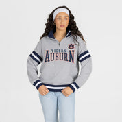 AUBURN TIGERS HOLD THE LINE PREMIUM QUARTER-ZIP PULLOVER