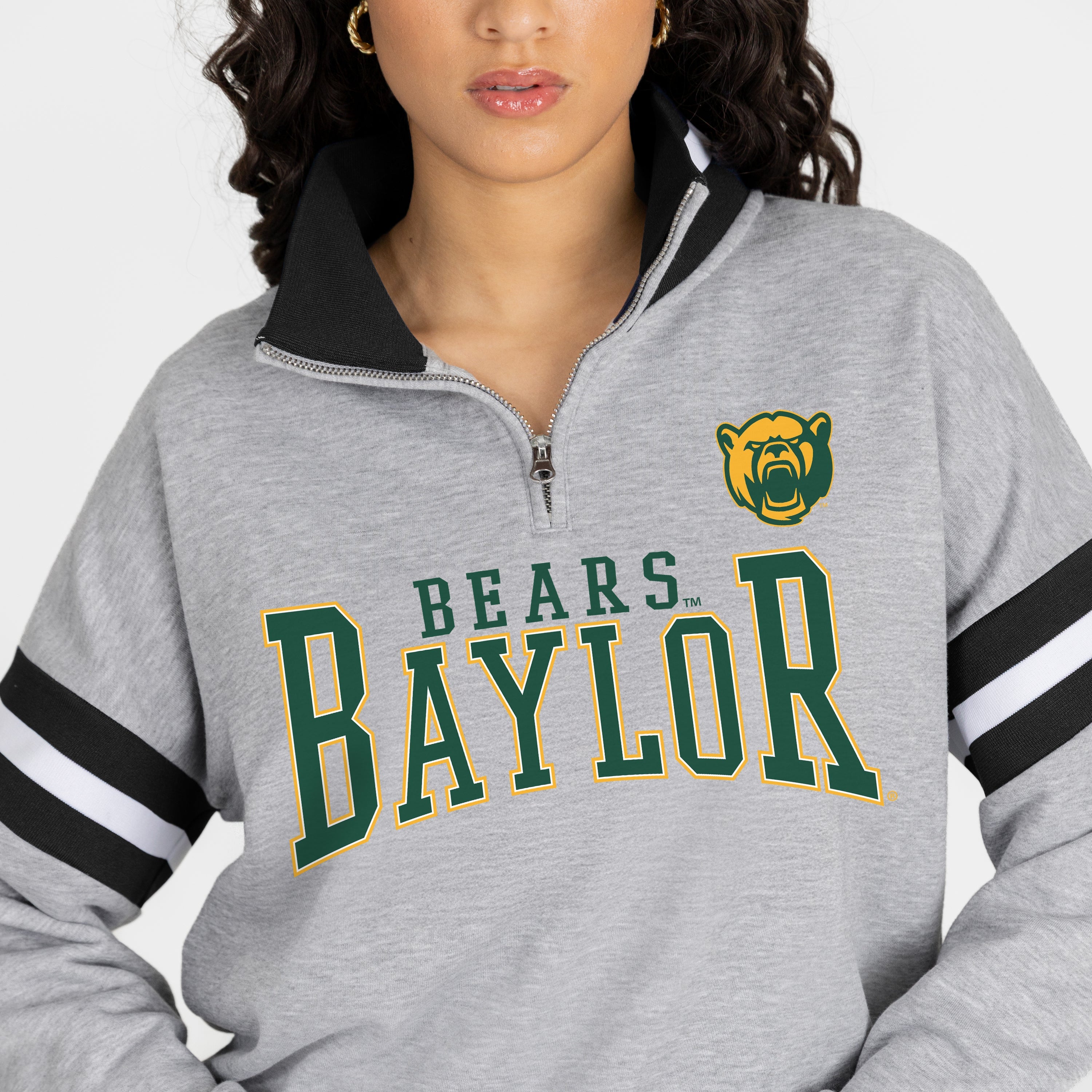 BAYLOR BEARS HOLD THE LINE PREMIUM QUARTER-ZIP PULLOVER