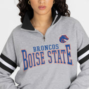 BOISE STATE BRONCOS HOLD THE LINE PREMIUM QUARTER-ZIP PULLOVER