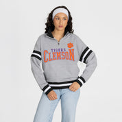CLEMSON TIGERS HOLD THE LINE PREMIUM QUARTER-ZIP PULLOVER