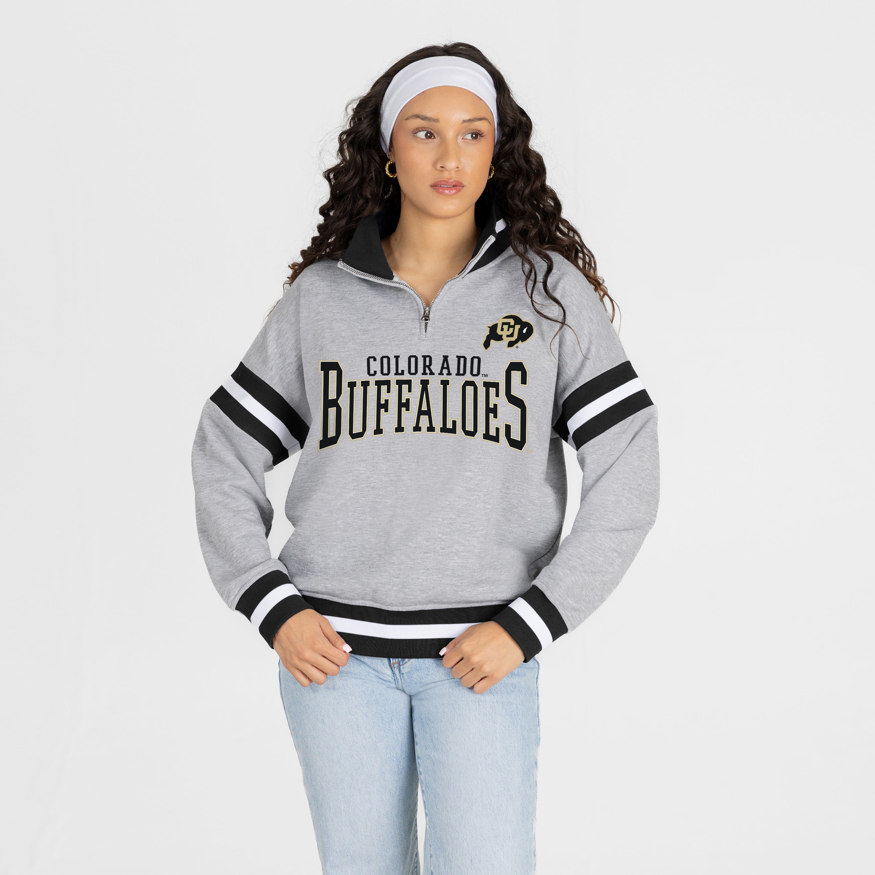 COLORADO BUFFALOES HOLD THE LINE PREMIUM QUARTER-ZIP PULLOVER