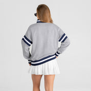 DALLAS COWBOYS HOLD THE LINE PREMIUM QUARTER-ZIP PULLOVER