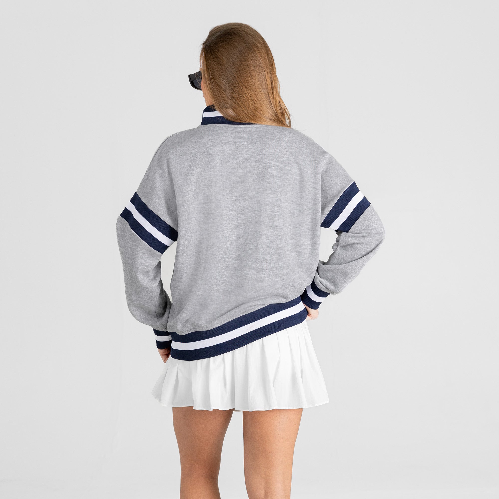 DALLAS COWBOYS HOLD THE LINE PREMIUM QUARTER-ZIP PULLOVER