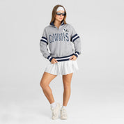 DALLAS COWBOYS HOLD THE LINE PREMIUM QUARTER-ZIP PULLOVER