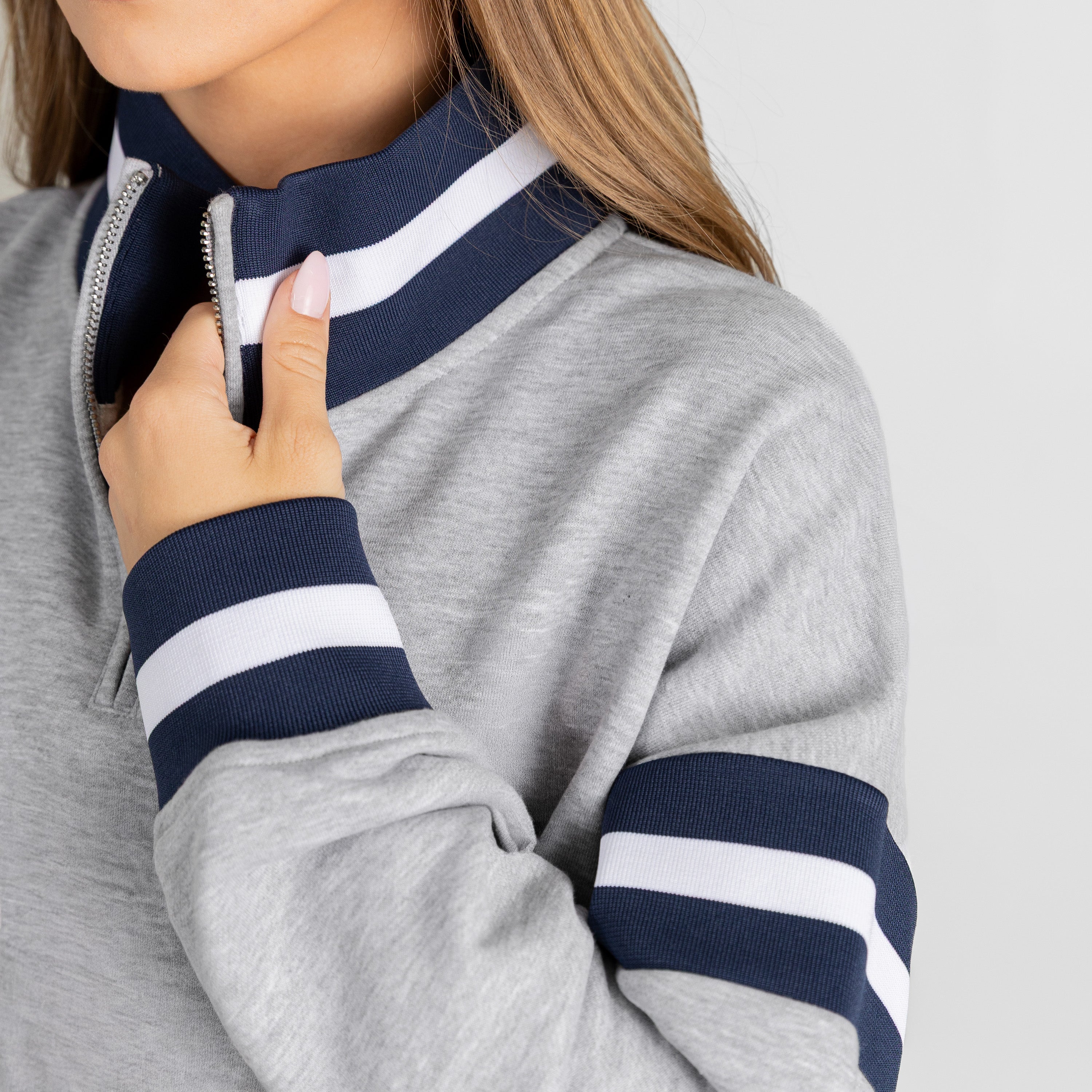 DALLAS COWBOYS HOLD THE LINE PREMIUM QUARTER-ZIP PULLOVER