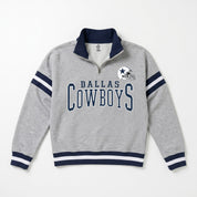 DALLAS COWBOYS HOLD THE LINE PREMIUM QUARTER-ZIP PULLOVER
