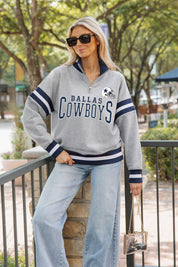 DALLAS COWBOYS HOLD THE LINE PREMIUM QUARTER-ZIP PULLOVER
