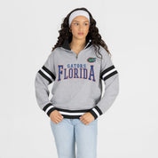 FLORIDA GATORS HOLD THE LINE PREMIUM QUARTER-ZIP PULLOVER