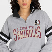 FLORIDA STATE SEMINOLES HOLD THE LINE PREMIUM QUARTER-ZIP PULLOVER