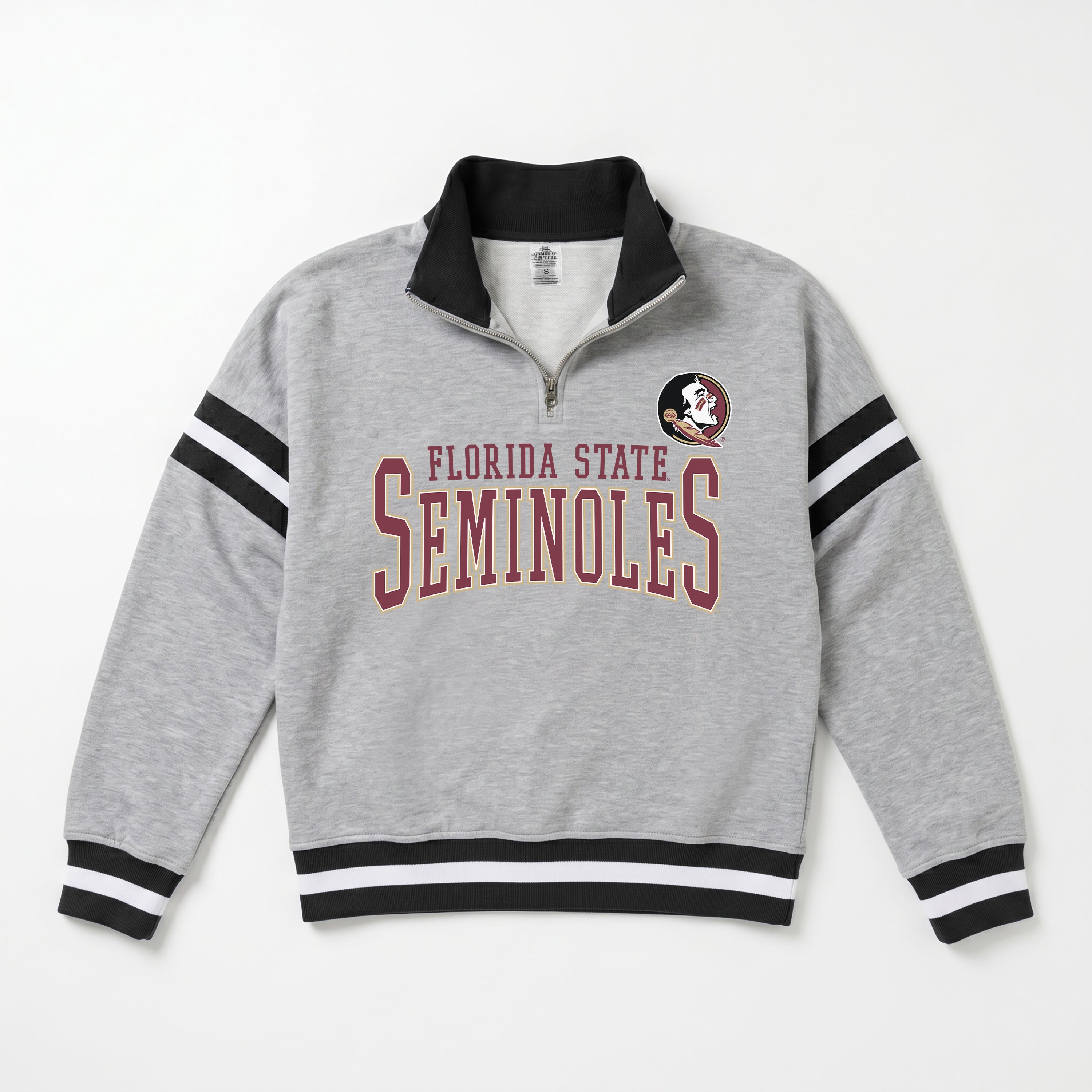 FLORIDA STATE SEMINOLES HOLD THE LINE PREMIUM QUARTER-ZIP PULLOVER