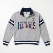 ILLINOIS FIGHTING ILLINI HOLD THE LINE PREMIUM QUARTER-ZIP PULLOVER