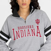 INDIANA HOOSIERS HOLD THE LINE PREMIUM QUARTER-ZIP PULLOVER