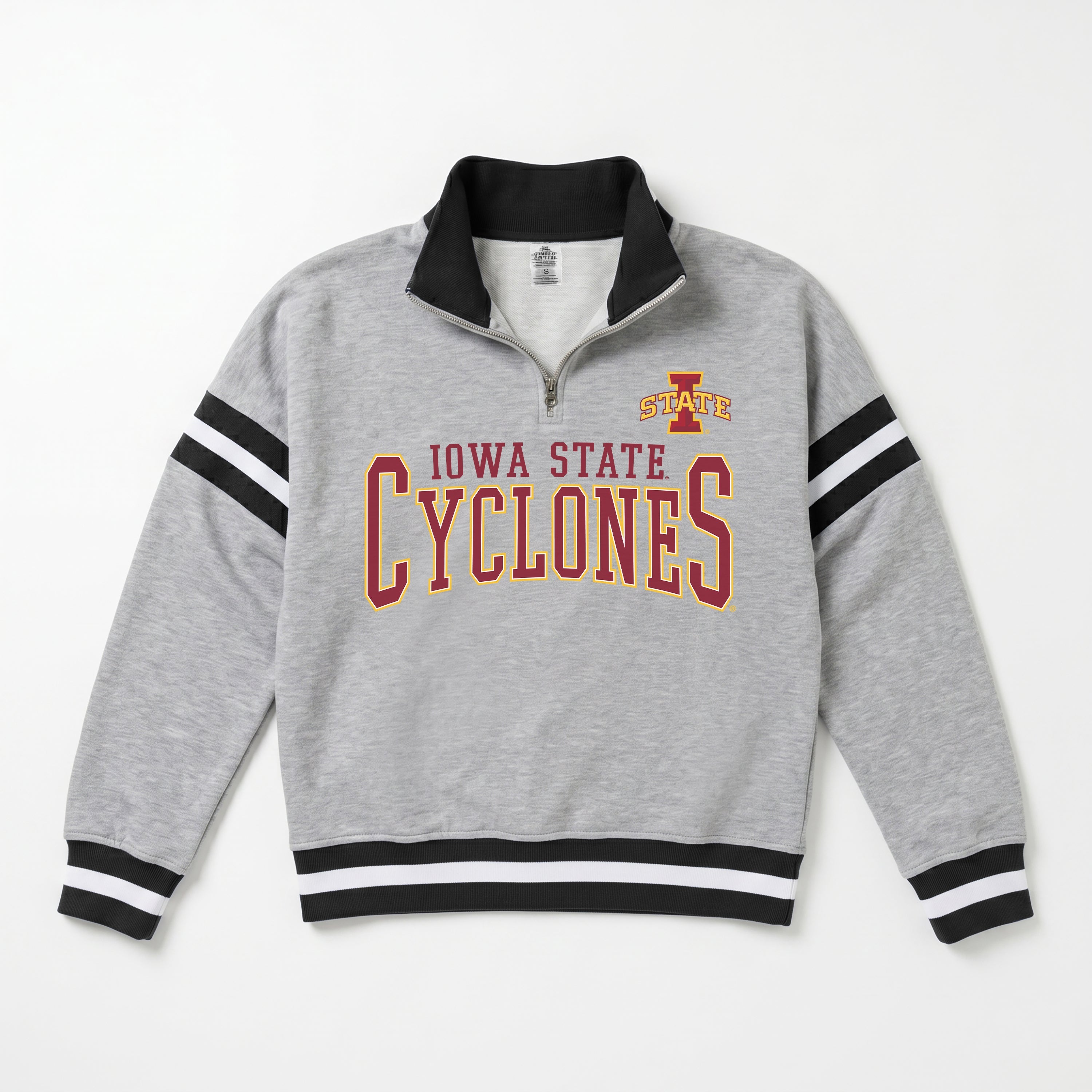 IOWA STATE CYCLONES HOLD THE LINE PREMIUM QUARTER-ZIP PULLOVER
