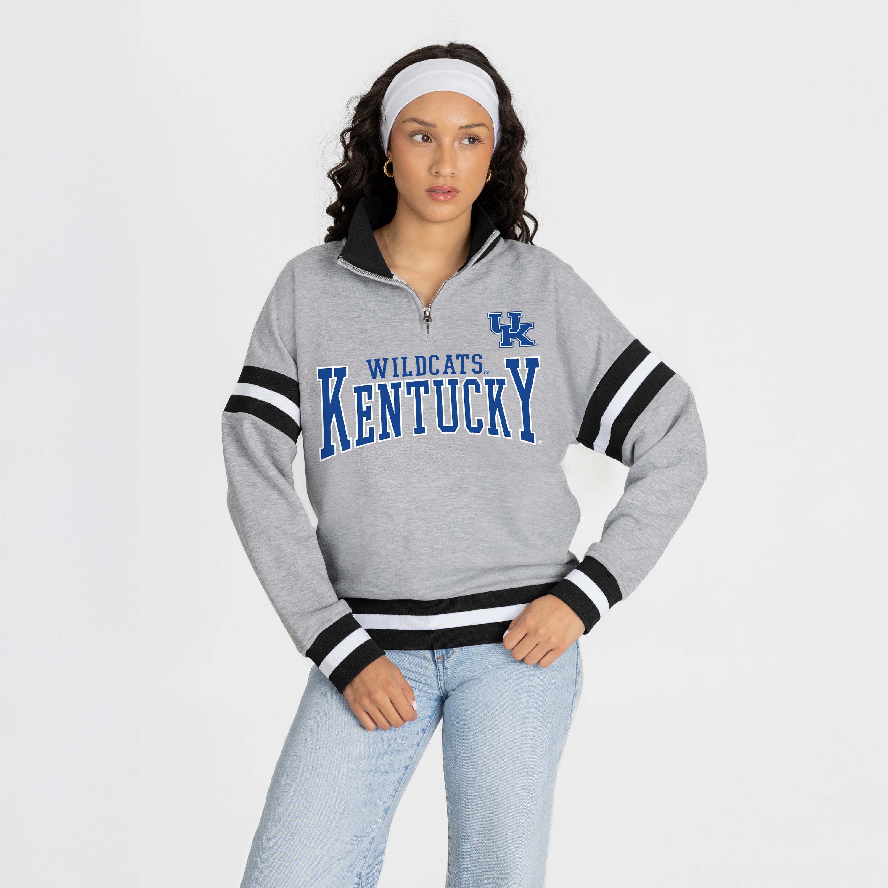 KENTUCKY WILDCATS HOLD THE LINE PREMIUM QUARTER-ZIP PULLOVER