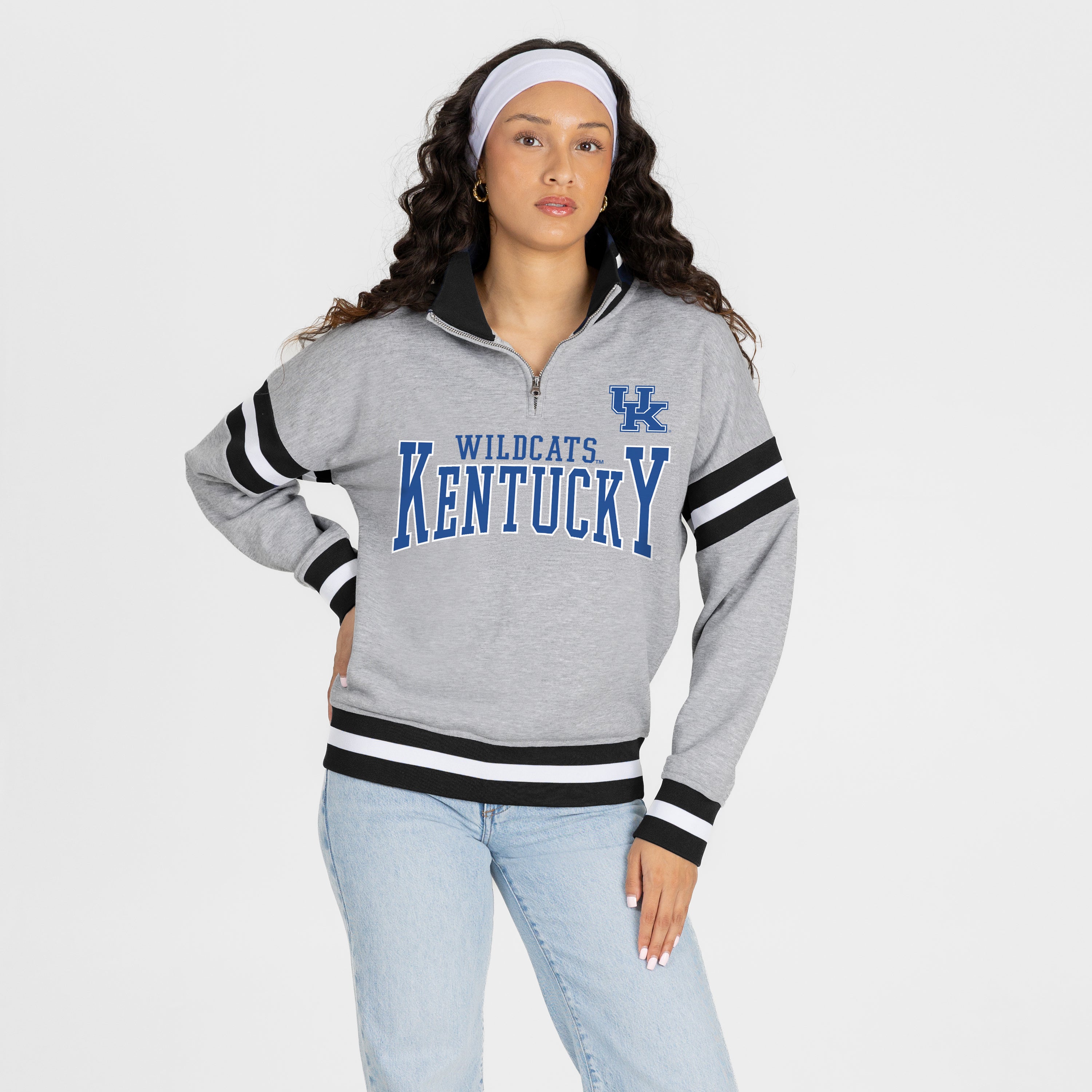 KENTUCKY WILDCATS HOLD THE LINE PREMIUM QUARTER-ZIP PULLOVER