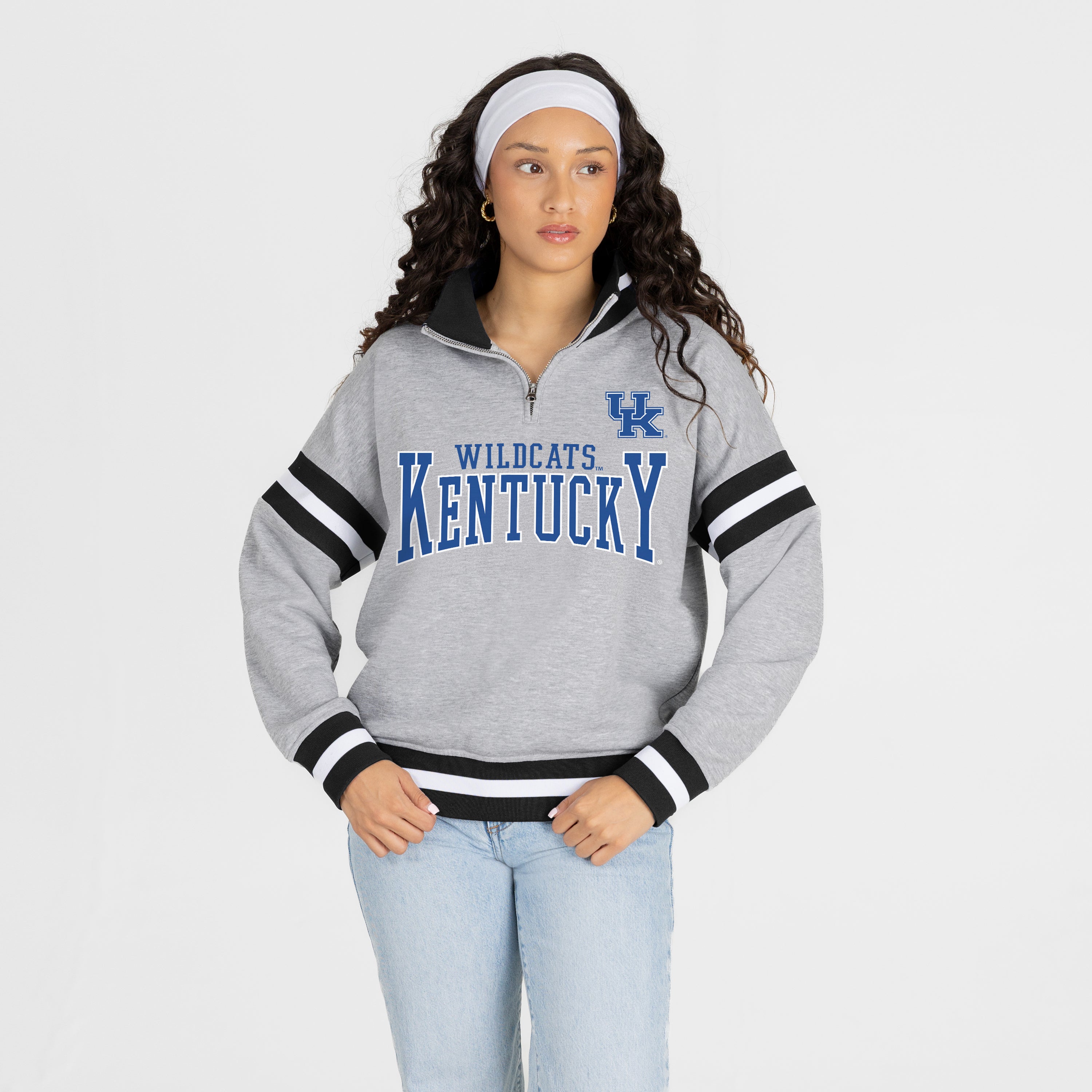 KENTUCKY WILDCATS HOLD THE LINE PREMIUM QUARTER-ZIP PULLOVER