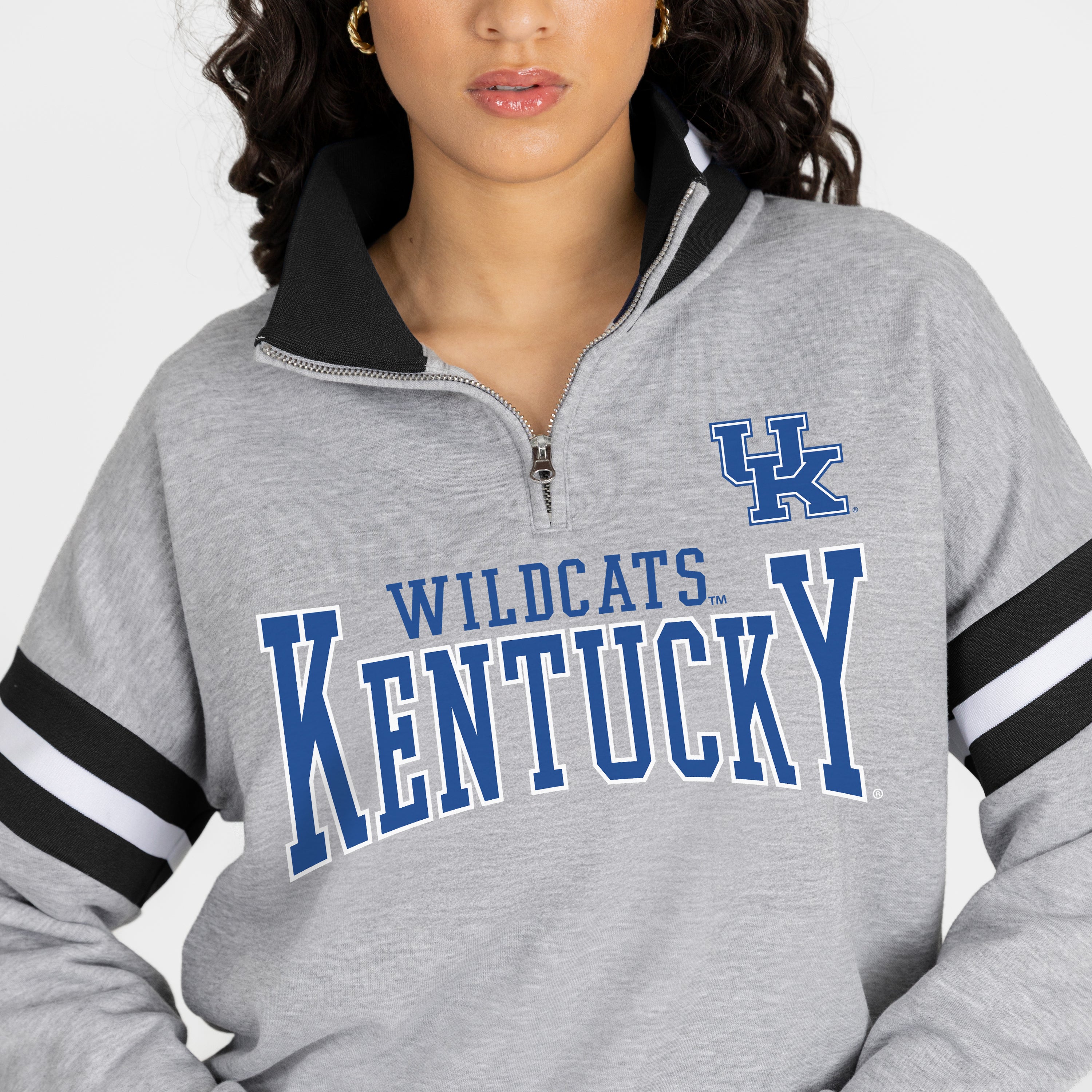 KENTUCKY WILDCATS HOLD THE LINE PREMIUM QUARTER-ZIP PULLOVER