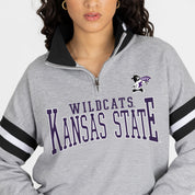 KANSAS STATE WILDCATS HOLD THE LINE PREMIUM QUARTER-ZIP PULLOVER