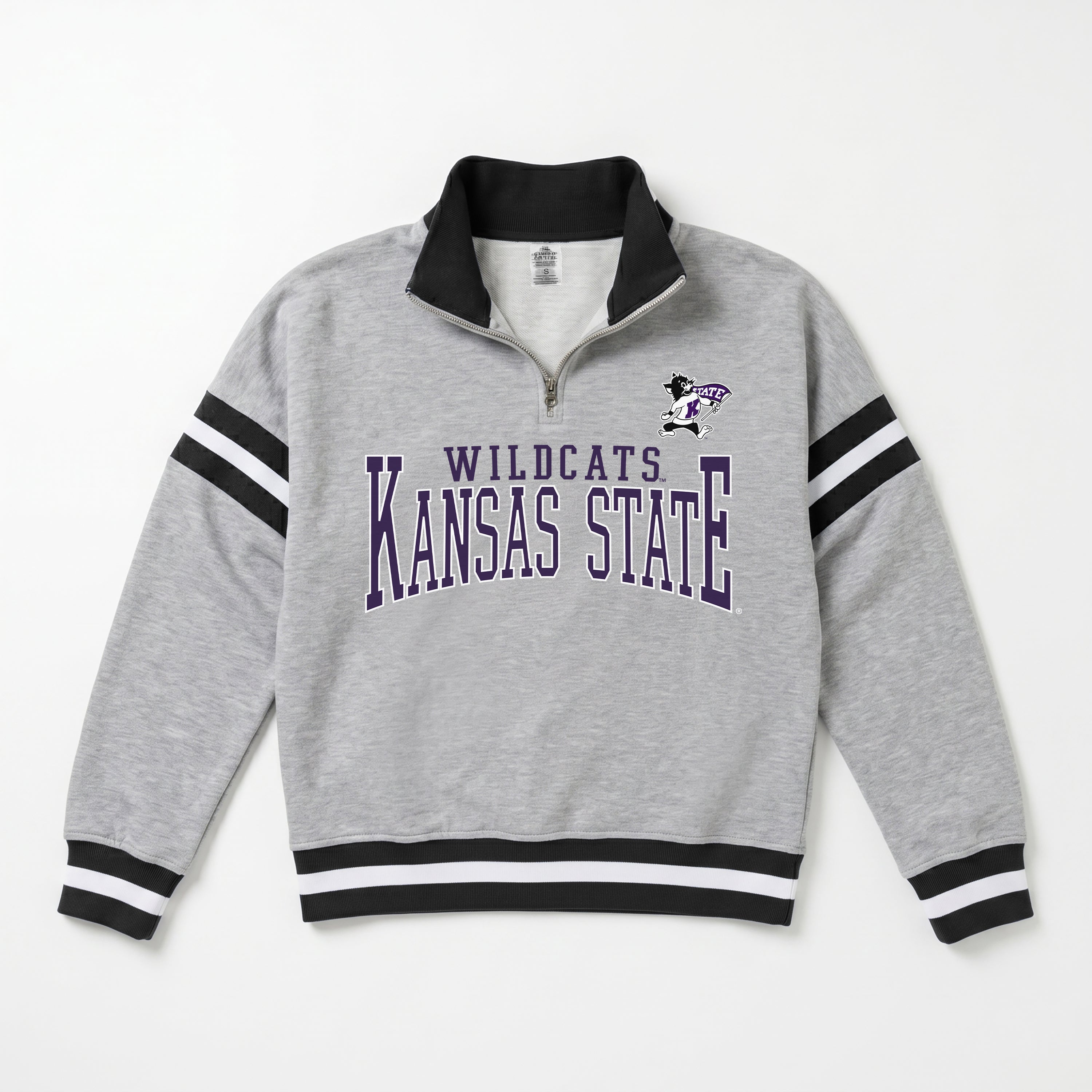 KANSAS STATE WILDCATS HOLD THE LINE PREMIUM QUARTER-ZIP PULLOVER
