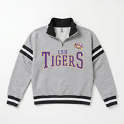 LSU TIGERS HOLD THE LINE PREMIUM QUARTER-ZIP PULLOVER