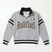 MIAMI HURRICANES HOLD THE LINE PREMIUM QUARTER-ZIP PULLOVER