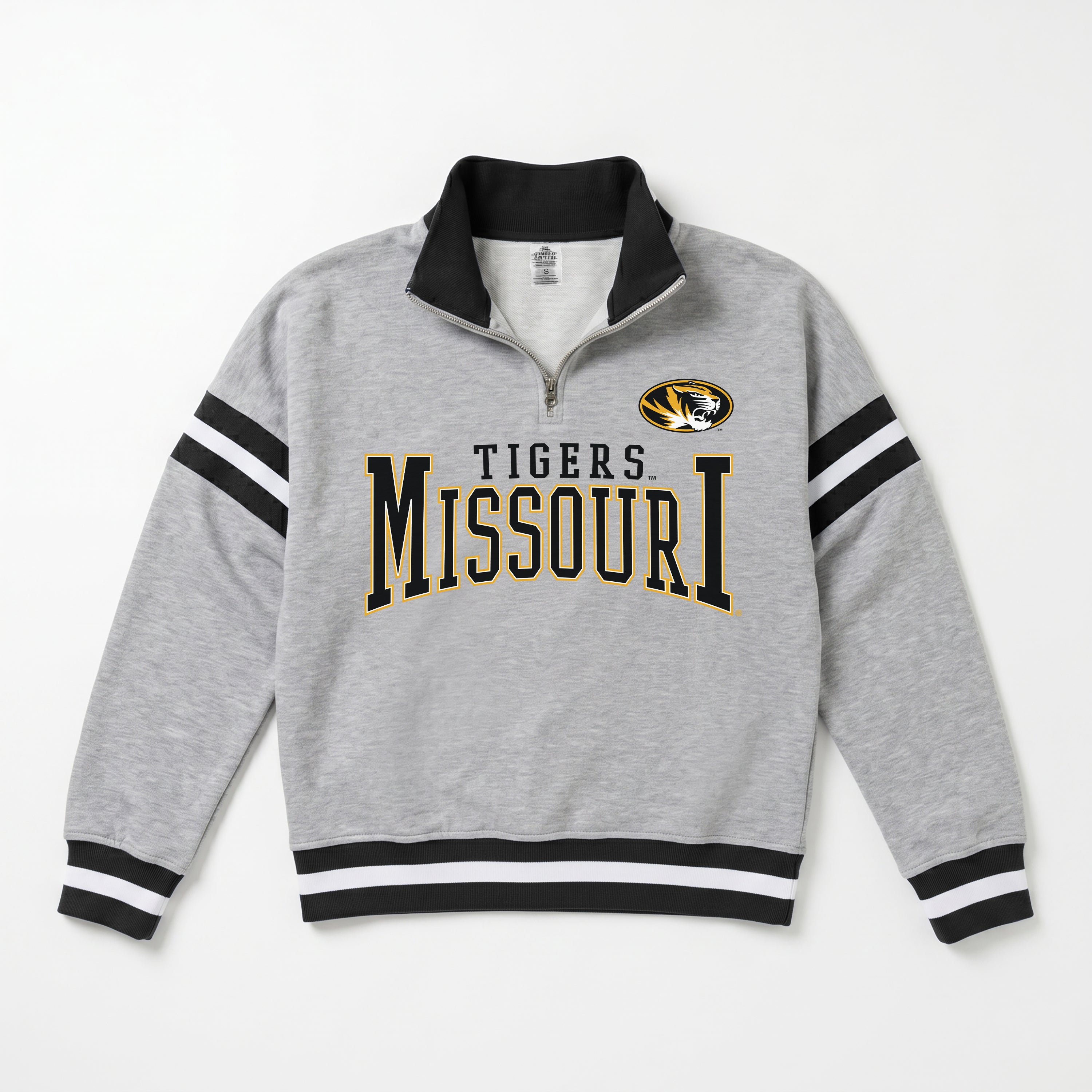 MISSOURI TIGERS HOLD THE LINE PREMIUM QUARTER-ZIP PULLOVER