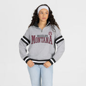 MONTANA GRIZZLIES HOLD THE LINE PREMIUM QUARTER-ZIP PULLOVER