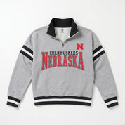 NEBRASKA CORNHUSKERS HOLD THE LINE PREMIUM QUARTER-ZIP PULLOVER