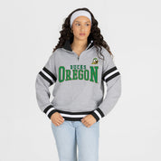 OREGON DUCKS HOLD THE LINE PREMIUM QUARTER-ZIP PULLOVER