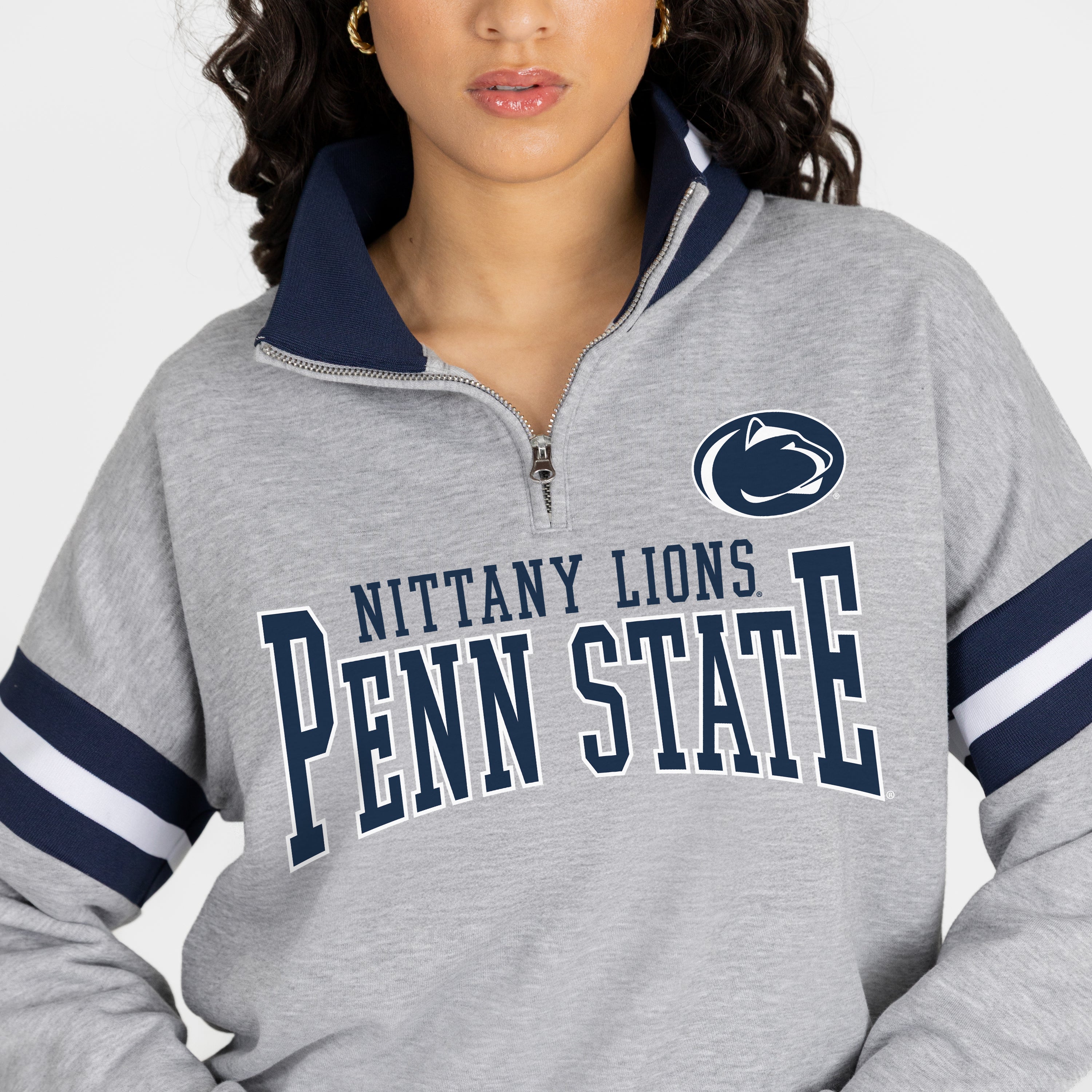 PENN STATE NITTANY LIONS HOLD THE LINE PREMIUM QUARTER-ZIP PULLOVER