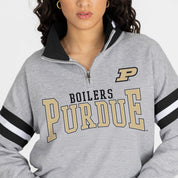 PURDUE BOILERMAKERS HOLD THE LINE PREMIUM QUARTER-ZIP PULLOVER