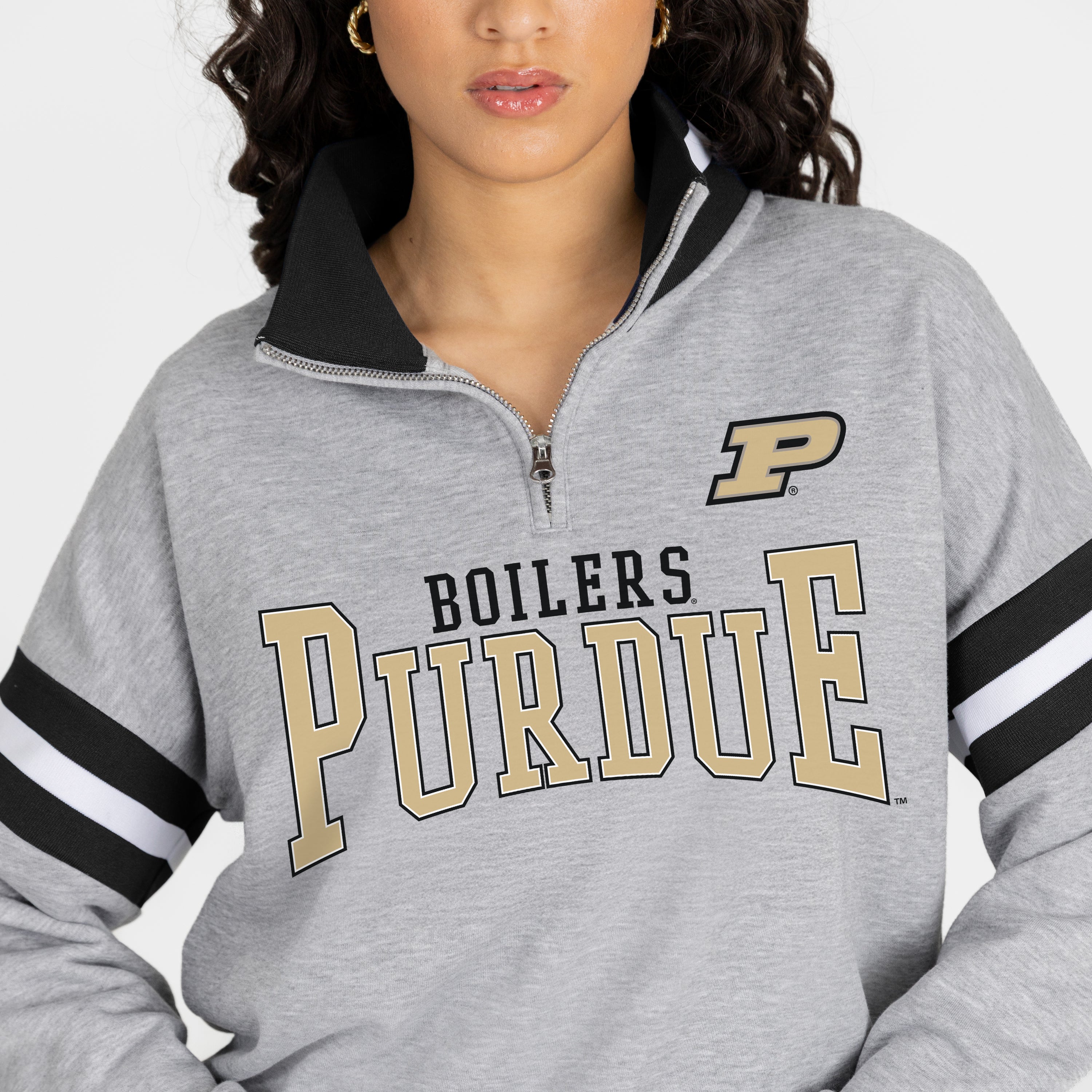 PURDUE BOILERMAKERS HOLD THE LINE PREMIUM QUARTER-ZIP PULLOVER