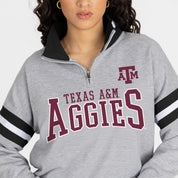 TEXAS A&M AGGIES HOLD THE LINE PREMIUM QUARTER-ZIP PULLOVER