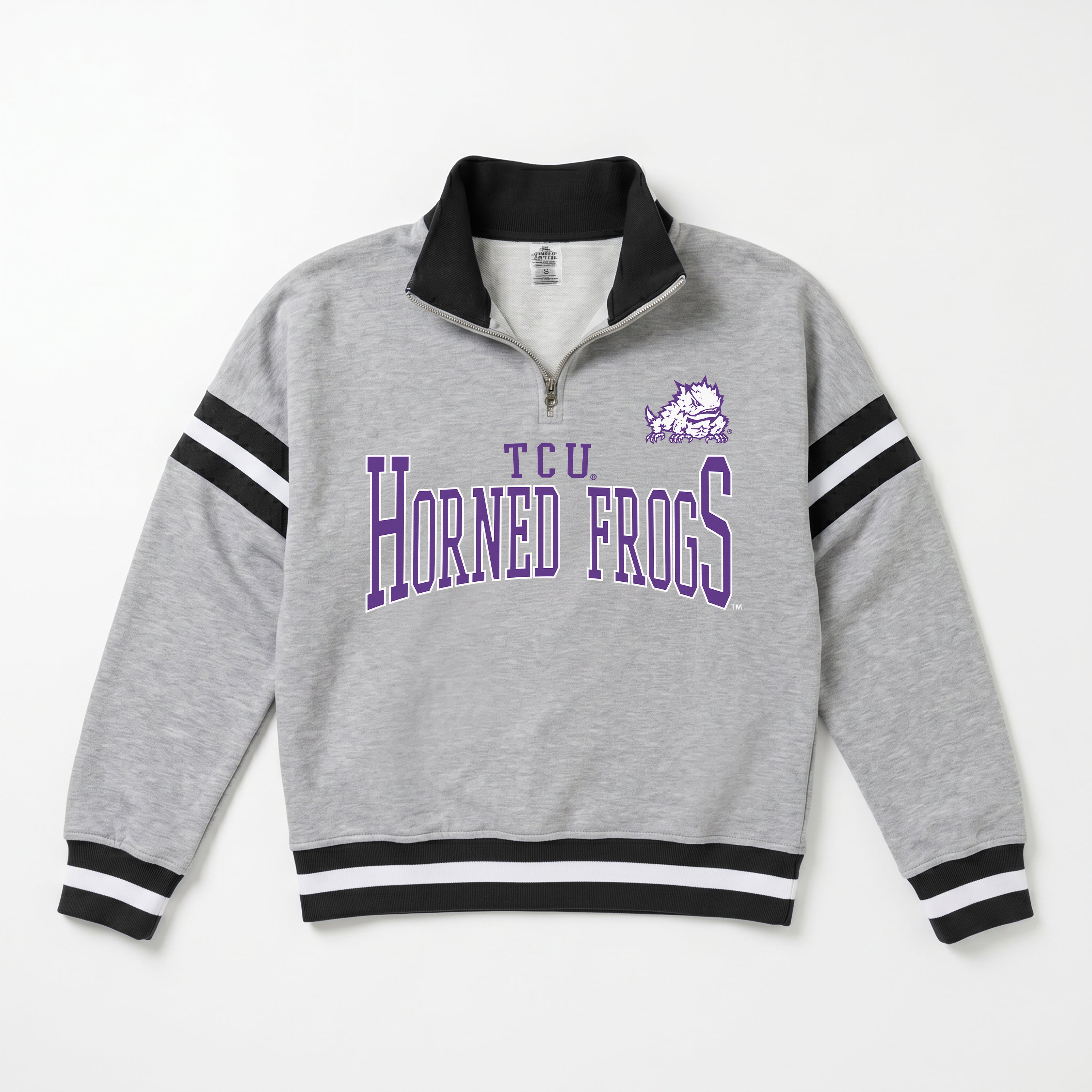 TCU HORNED FROGS HOLD THE LINE PREMIUM QUARTER-ZIP PULLOVER