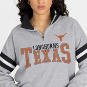 TEXAS LONGHORNS HOLD THE LINE PREMIUM QUARTER-ZIP PULLOVER
