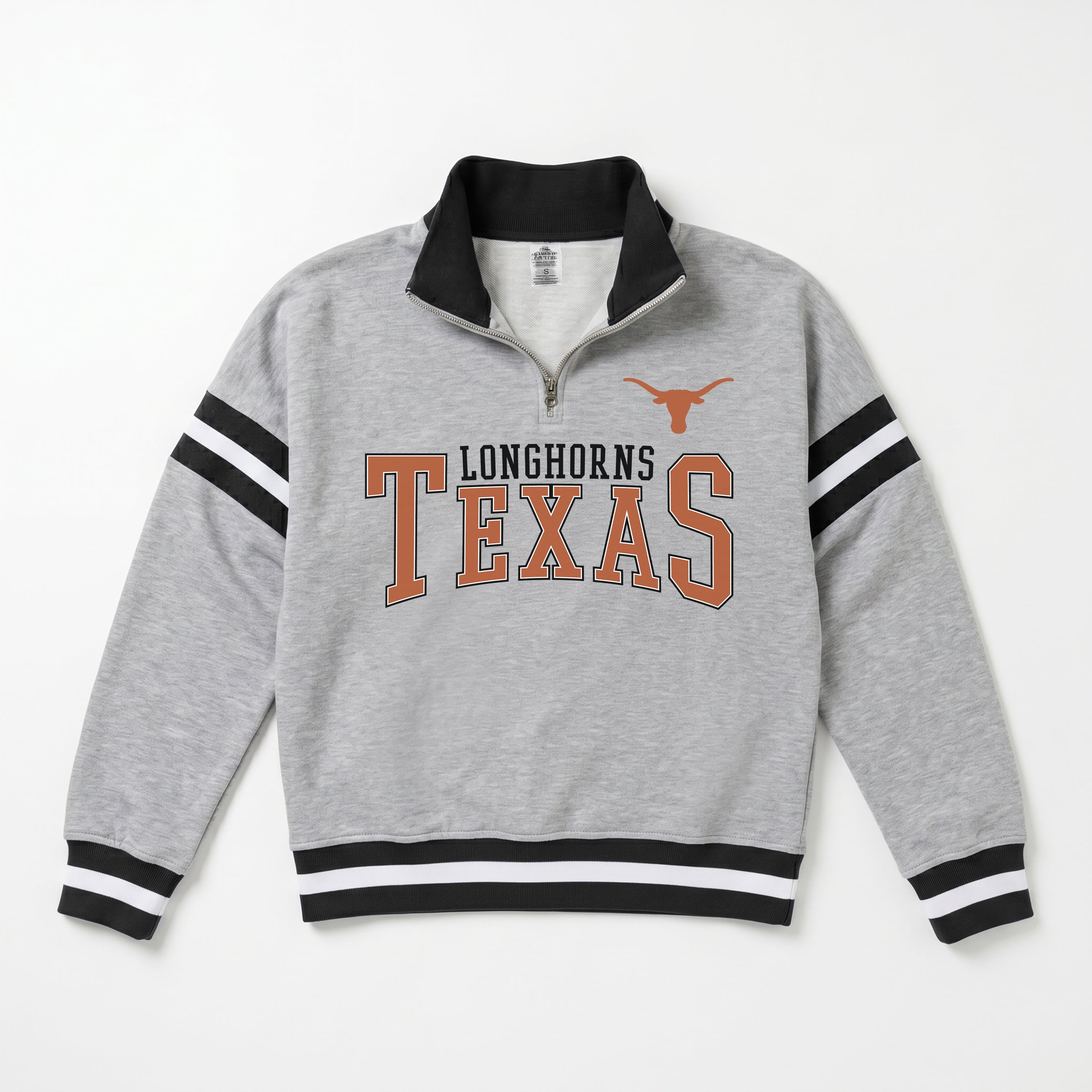 TEXAS LONGHORNS HOLD THE LINE PREMIUM QUARTER-ZIP PULLOVER
