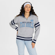 NORTH CAROLINA TAR HEELS HOLD THE LINE PREMIUM QUARTER-ZIP PULLOVER