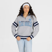 NORTH CAROLINA TAR HEELS HOLD THE LINE PREMIUM QUARTER-ZIP PULLOVER